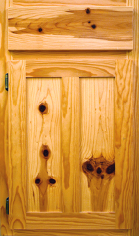 cabinet door kitchen pine cabinets styles doors knotty shaker country rustic panel kitchens flat cabinetry visit building timber